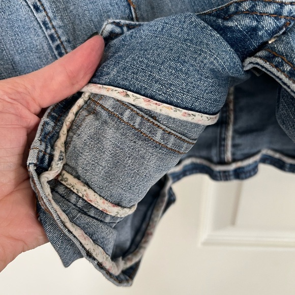 Vintage Y2K Blue Denim Button-Up Vest Cotton Blend - Picture 7 of 10